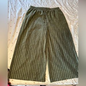Striped Green Pants